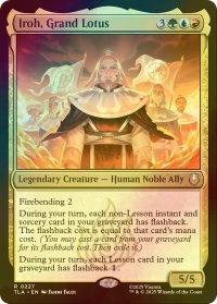 [FOIL] 名人、アイロー/Iroh, Grand Lotus 【英語版】 [TLA-金R]