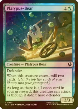 画像1: [FOIL] カモノハシグマ/Platypus-Bear 【英語版】 [TLA-金C]