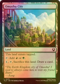 [FOIL] オマシュの都/Omashu City 【英語版】 [TLA-土地C]