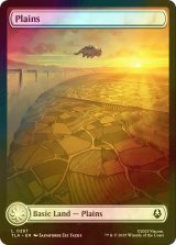 [FOIL] 平地/Plains No.287 (全面アート版) 【英語版】 [TLA-土地C]