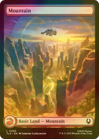 [FOIL] 山/Mountain No.290 (全面アート版) 【英語版】 [TLA-土地C]