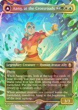 [FOIL] 岐路に立つアン/Aang, at the Crossroads (全面アート版) 【英語版】 [TLA-金R]