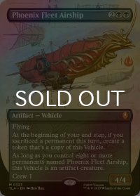 [FOIL] 不死鳥艦隊の飛行船/Phoenix Fleet Airship (全面アート版) 【英語版】 [TLA-黒MR]