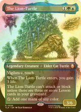 [FOIL] 獅子亀/The Lion-Turtle (全面アート版) 【英語版】 [TLA-金R]