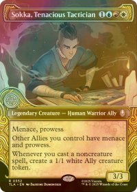 [FOIL] 諦めない戦術家、サカ/Sokka, Tenacious Tactician (ショーケース版) 【英語版】 [TLA-金R]