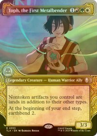[FOIL] 最初の金属のベンダー、トフ/Toph, the First Metalbender (ショーケース版) 【英語版】 [TLA-金R]