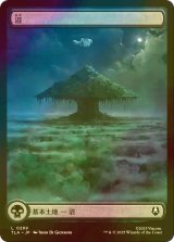 [FOIL] 沼/Swamp No.289 (全面アート版) 【日本語版】 [TLA-土地C]