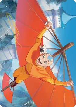 画像1: 最後の気のベンダー、アン/Aang, the Last Airbender No.001 (箔押し版) 【日本語版】 [TLA-アート]