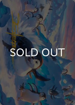 画像1: カワウソペンギン/Otter-Penguin No.004 (箔押し版) 【英語版】 [TLA-アート]