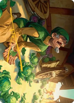 画像1: 不幸なキャベツ売りの商人/Unlucky Cabbage Merchant No.019 (箔押し版) 【日本語版】 [TLA-アート]