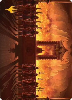 画像1: 火の王オザイ/Fire Lord Ozai No.027 (箔押し版) 【日本語版】 [TLA-アート]