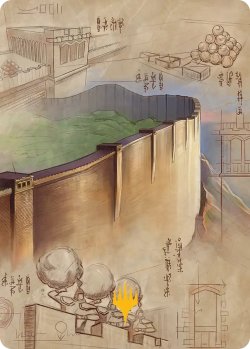 画像1: バーシンセーの城壁/The Walls of Ba Sing Se No.038 (箔押し版) 【英語版】 [TLA-アート]
