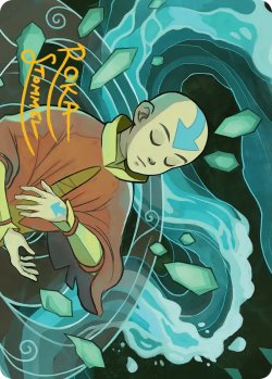 画像1: 岐路に立つアン/Aang, at the Crossroads No.045 (箔押し版) 【日本語版】 [TLA-アート]