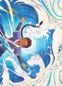 水の部族の希望、カタラ/Katara, Water Tribe's Hope No.048 (箔押し版) 【英語版】 [TLA-アート]