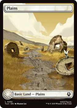 画像1: 平地/Plains No.292 (全面アート版) 【英語版】 [TLA-土地C]