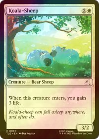 [FOIL] コアラヒツジ/Koala-Sheep 【英語版】 [TLE-白C]