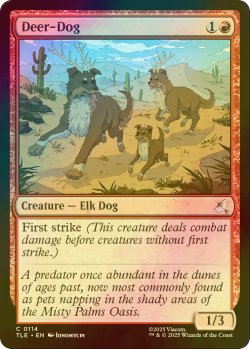 画像1: [FOIL] シカイヌ/Deer-Dog 【英語版】 [TLE-赤C]