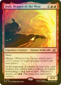 [FOIL] 西の龍、アイロー/Iroh, Dragon of the West 【英語版】 [TLE-赤R]