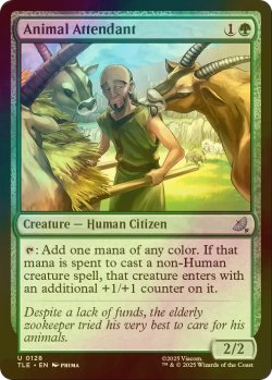 画像1: [FOIL] 動物の飼育係/Animal Attendant 【英語版】 [TLE-緑U]