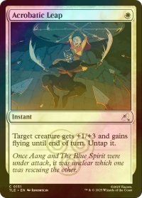 [FOIL] 軽業の跳躍/Acrobatic Leap 【英語版】 [TLE-白C]