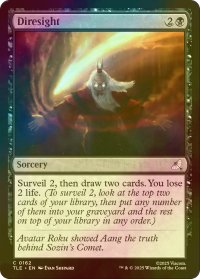 [FOIL] 不吉見/Diresight 【英語版】 [TLE-黒C]