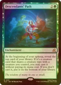 [FOIL] 末裔の道/Descendants' Path 【英語版】 [TLE-緑R]