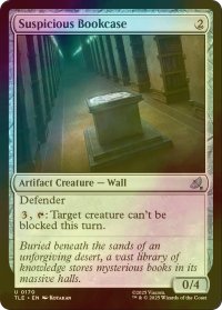 [FOIL] 怪しげな書架/Suspicious Bookcase 【英語版】 [TLE-灰U]