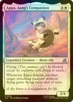 画像1: [FOIL] アンの親友、アッパ/Appa, Aang's Companion 【英語版】 [TLE-白U]