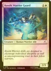 [FOIL] キヨシの守護戦士/Kyoshi Warrior Guard 【英語版】 [TLE-白C]