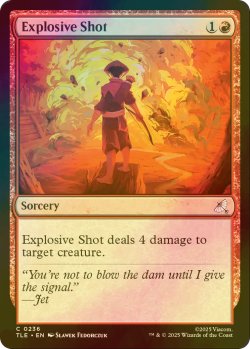 画像1: [FOIL] 爆発の一射/Explosive Shot 【英語版】 [TLE-赤C]