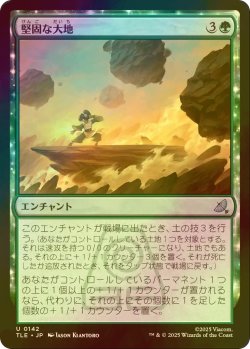 画像1: [FOIL] 堅固な大地/Solid Ground 【日本語版】 [TLE-緑U]