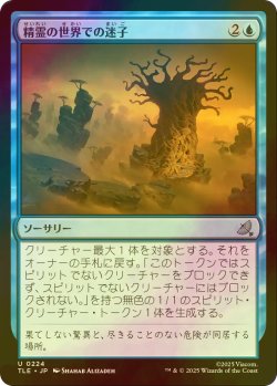 画像1: [FOIL] 精霊の世界での迷子/Lost in the Spirit World 【日本語版】 [TLE-青U]