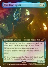 [FOIL] 青い仮面の男/The Blue Spirit (拡張アート版) 【英語版】 [TLE-青R]