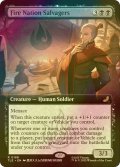 [FOIL] 火の国の回収部隊/Fire Nation Salvagers (拡張アート版) 【英語版】 [TLE-黒R]