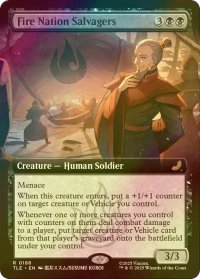 [FOIL] 火の国の回収部隊/Fire Nation Salvagers (拡張アート版) 【英語版】 [TLE-黒R]