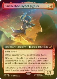 [FOIL] 叛徒の戦士、スメラビー/Smellerbee, Rebel Fighter (拡張アート版) 【英語版】 [TLE-赤R]