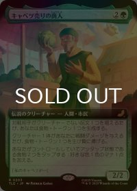 [FOIL] キャベツ売りの商人/The Cabbage Merchant (拡張アート版) 【日本語版】 [TLE-緑R]