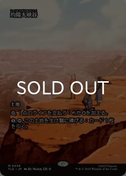画像1: 灼陽大峡谷/Sunbaked Canyon (全面アート版) 【日本語版】 [TLE-土地MR]