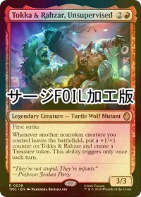 [FOIL] 野放しの荒くれ者、トッカとラーザー/Tokka & Rahzar, Unsupervised (サージ仕様) 【英語版】 [TMC-赤R]