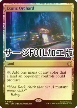画像1: [FOIL] 風変わりな果樹園/Exotic Orchard (サージ仕様) 【英語版】 [TMC-土地R]