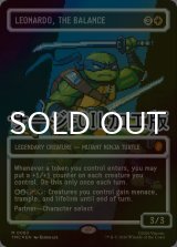 [FOIL] まとめ役、レオナルド/Leonardo, the Balance (全面アート版・サージ仕様) 【英語版】 [TMC-白MR]