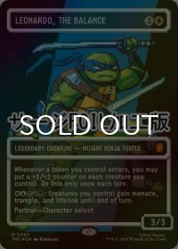 [FOIL] まとめ役、レオナルド/Leonardo, the Balance (全面アート版・サージ仕様) 【英語版】 [TMC-白MR]