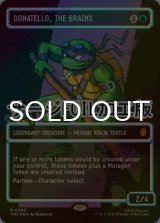 [FOIL] チームの頭脳、ドナテロ/Donatello, the Brains (全面アート版・サージ仕様) 【英語版】 [TMC-青MR]