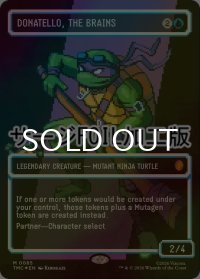 [FOIL] チームの頭脳、ドナテロ/Donatello, the Brains (全面アート版・サージ仕様) 【英語版】 [TMC-青MR]