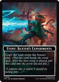 EVENT: BAXTER'S EXPERIMENTS 【英語版】 [TMC-トークン]