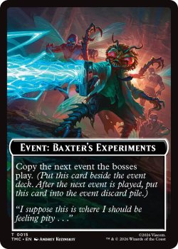 画像1: EVENT: BAXTER'S EXPERIMENTS 【英語版】 [TMC-トークン]