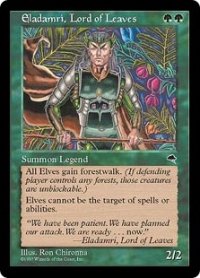 葉の王エラダムリー/Eladamri, Lord of Leaves (TMP/緑R/英/通常/NM) ※詳細要確認