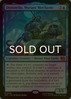 画像1: [FOIL] ミュータントの機械工、ドナテロ/Donatello, Mutant Mechanic 【英語版】 [TMT-青MR]