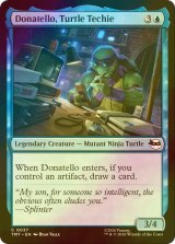 [FOIL] カメのメカマニア、ドナテロ/Donatello, Turtle Techie 【英語版】 [TMT-青C]