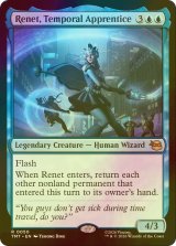 [FOIL] 時空術師見習い、レネト/Renet, Temporal Apprentice 【英語版】 [TMT-青R]